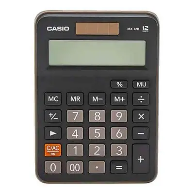 Casio MX-12B-BK 12 Digit Desktop Calculator